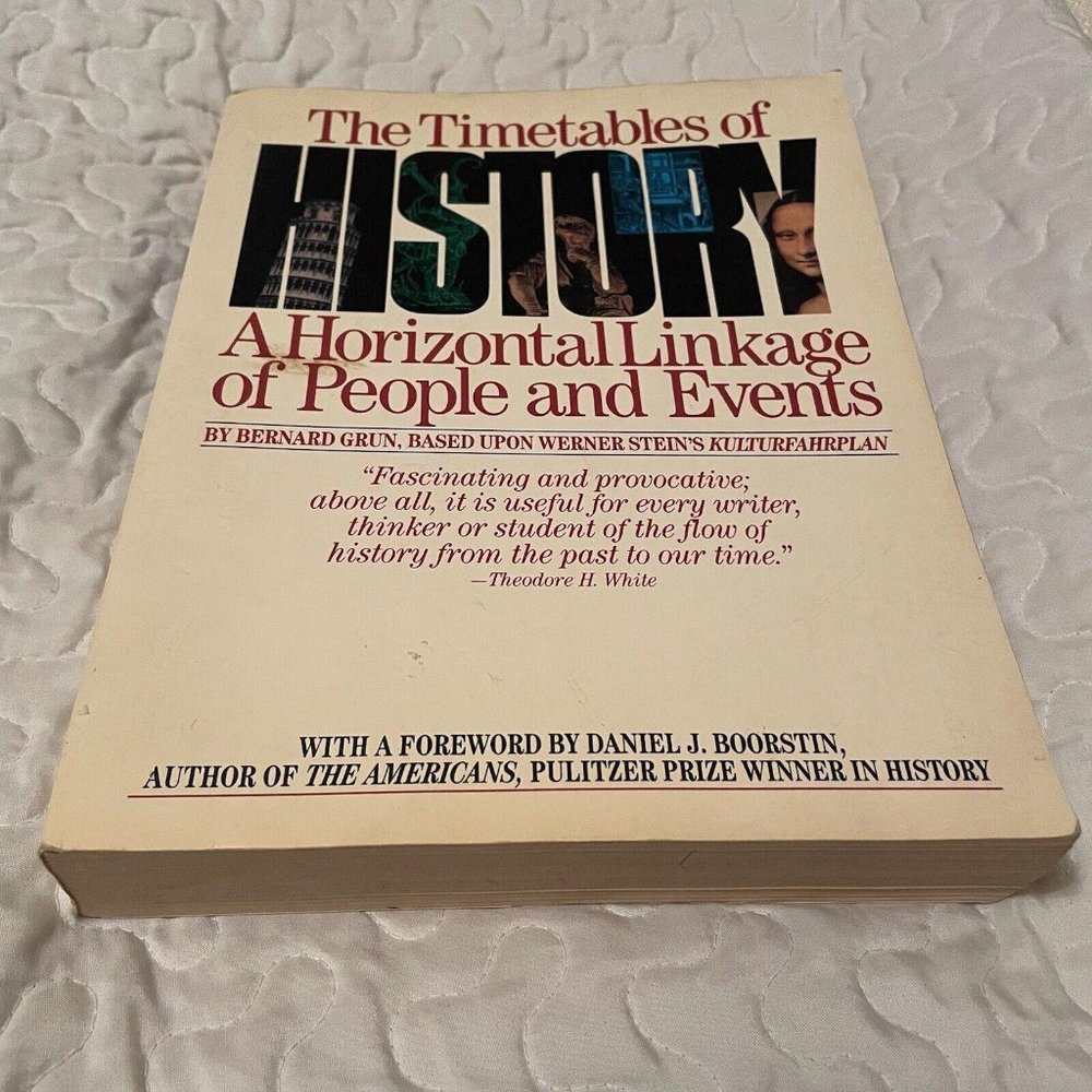 The Timetables of History: A Horizontal  History Trade paper Grun, Bernard: 1979